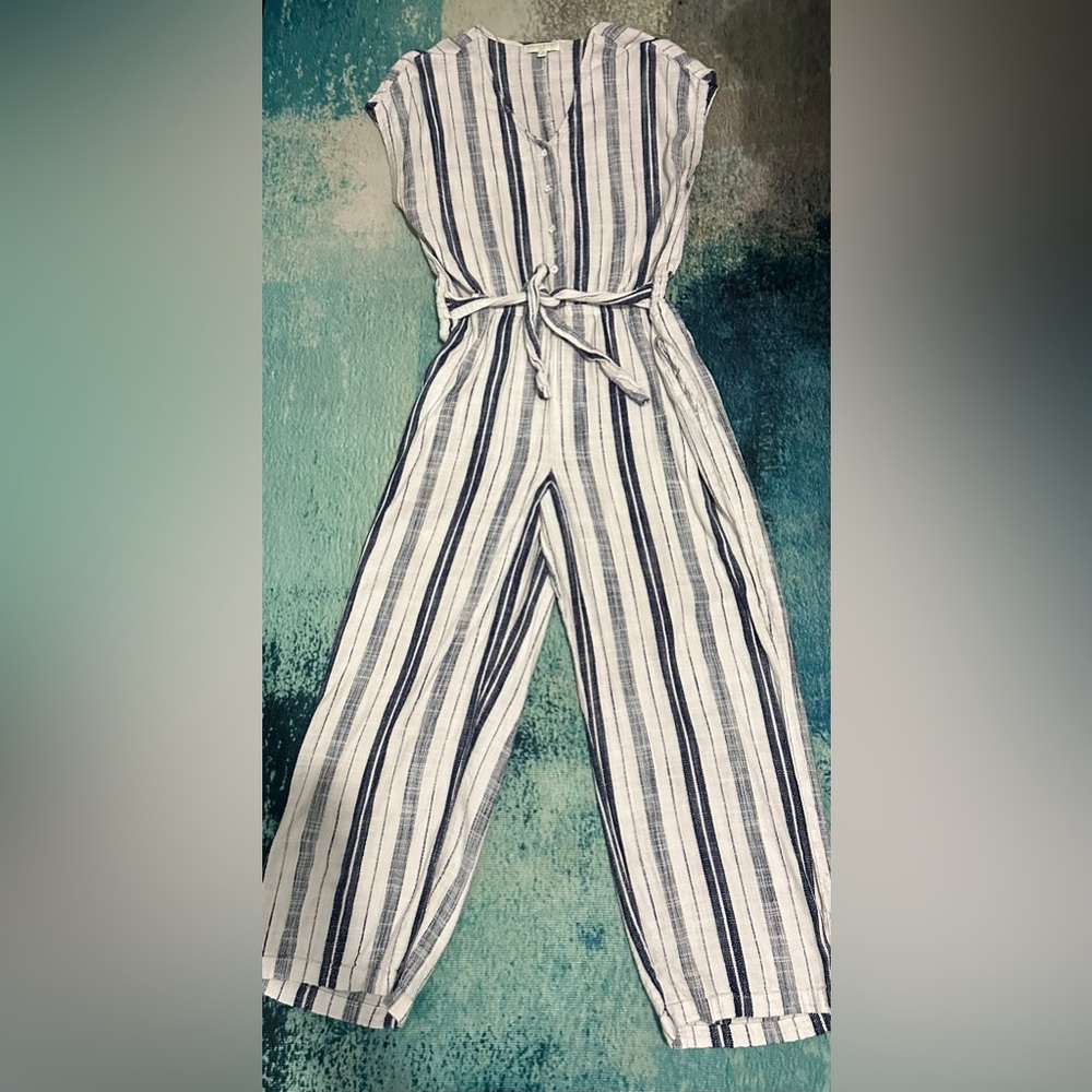 Girls Striped Romper